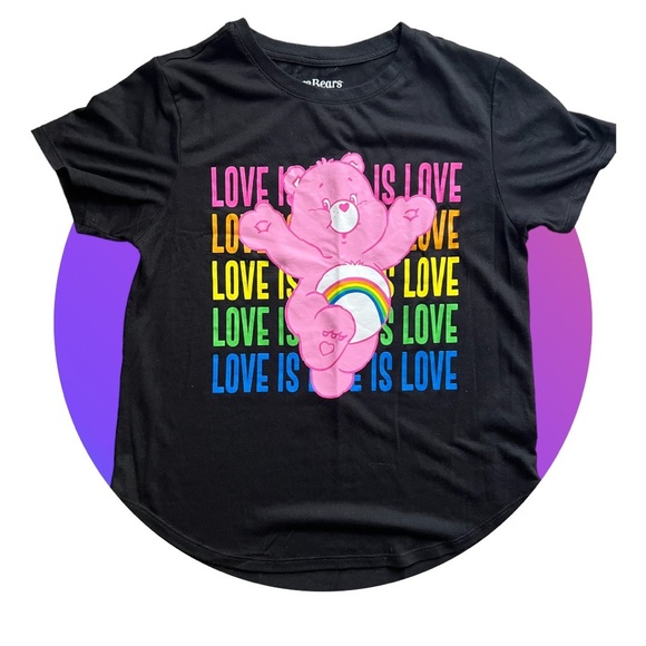 Our ROWE X Care Bears Cartoon Bear Graphic Tie Dye Tee, School is such a vibe - ROWE Our ROWE X Care Bears Cartoon Bear Graphic Tie Dye Tee, School is such a vibe - ROWE